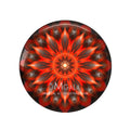 Fashion Scarlet Mandala Flower Art Patterns 12mm/18mm/20mm/25mm Round Photo glass cabochon demo flat back Making findings