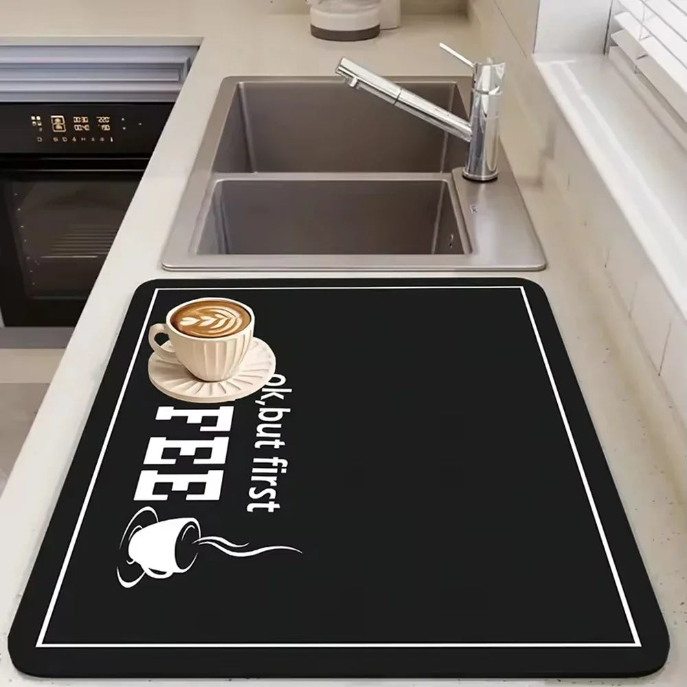 Alfombra negro Barista Home