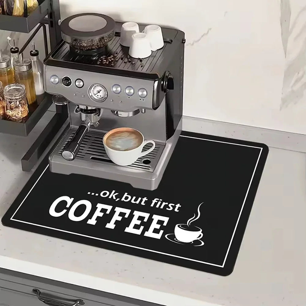 Alfombra negro Barista Home