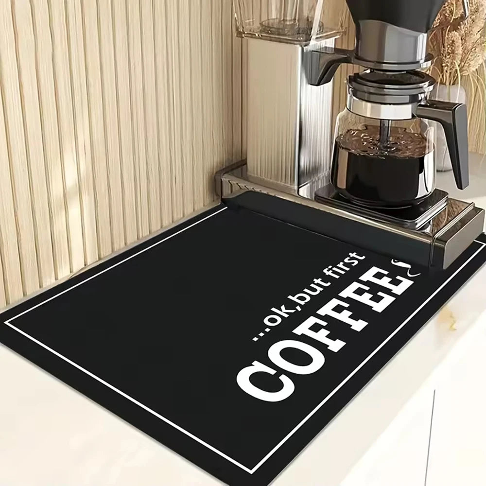 Alfombra negro Barista Home