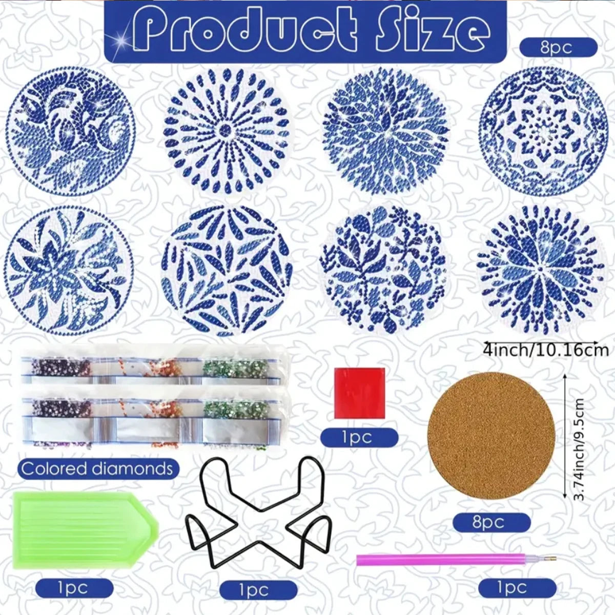 Set Posavasos Azura DIY
